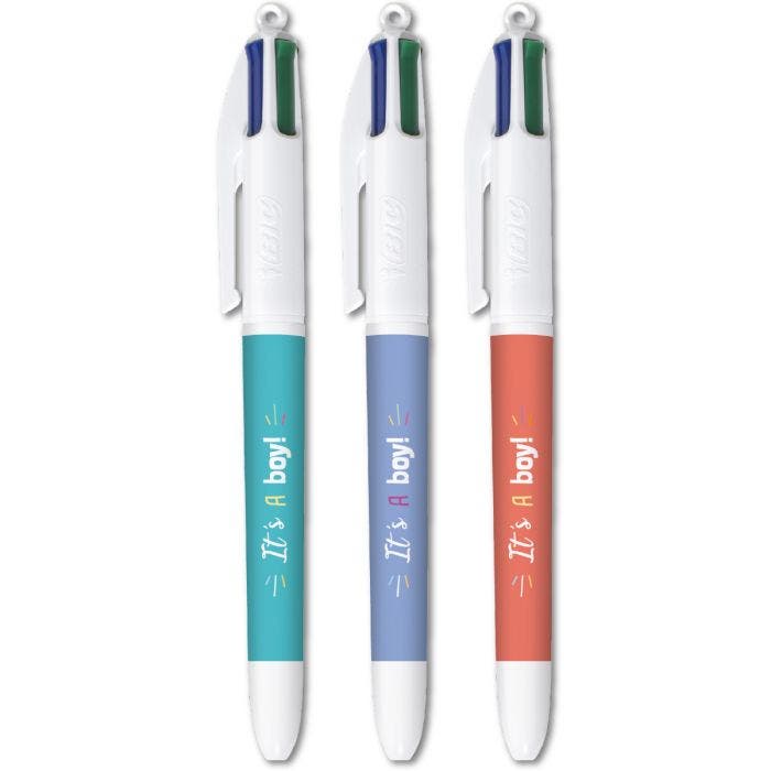 Bic® 4 Couleurs bille Stylo publicitaire - Le Calendrier Pub Marquage 1