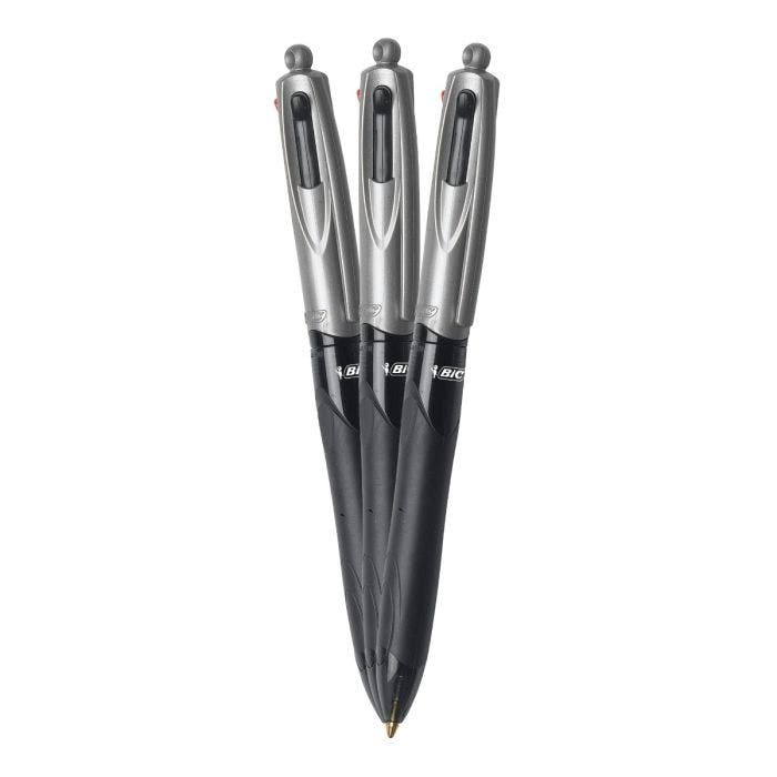 BIC 4 Colours Pro Ballpoint Pen in Blister Pack