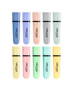 Surligneurs BIC Marking Flat Pastel x10