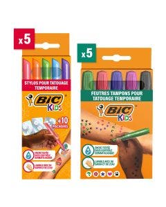 BIC Kids Kit stylos tatouage
