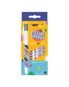 BIC 4 Couleurs Édition Limitée « Feeling Groovy » by Studio Jonesie