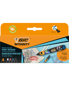 BIC Intensity Marqueur Peinture x4