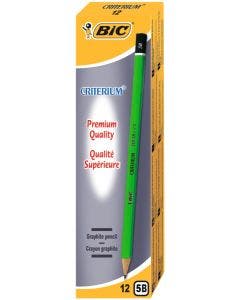 BIC Criterium 550 Crayons à Papier 5B x12