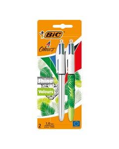 BIC 4 Couleurs Shine + Velours