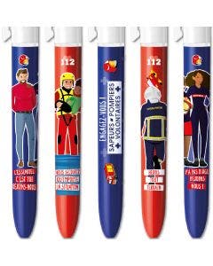 Collection Solidaire BIC 4 Couleurs - Sapeurs-Pompiers Engagés