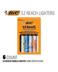 BIC EZ Reach Candle Lighter, The Ultimate Lighter with Extended Wand for Grills and Firepits (1.45-inch), Home Décor Design