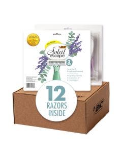 BIC Soleil Escape Women's Disposable Razors, 3 Blade Razor