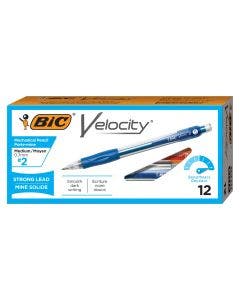 BIC Velocity Original Mechanical Pencil 0.7 mm, Black, 12 Pack