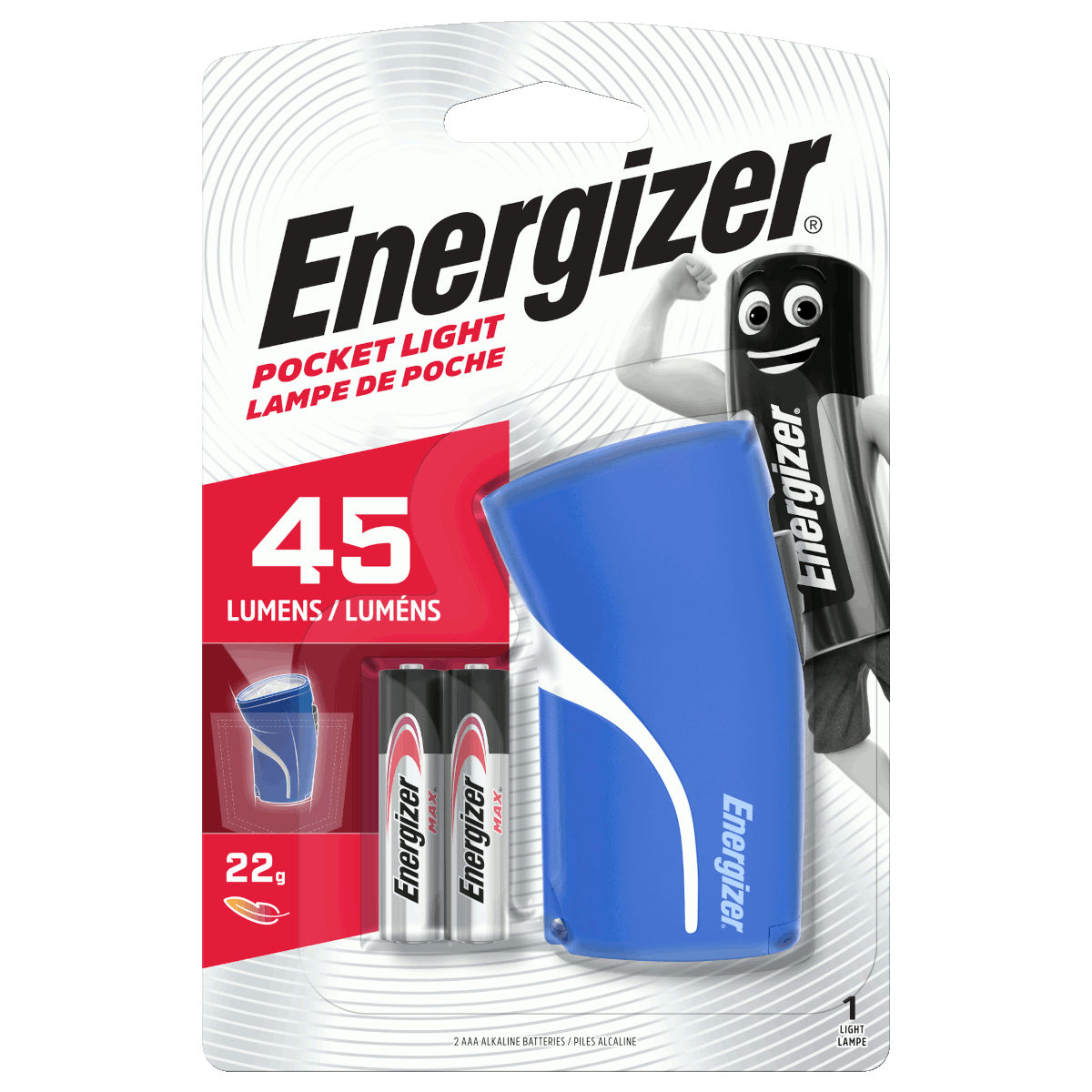 Piles Energizer, batteries et lampes torches