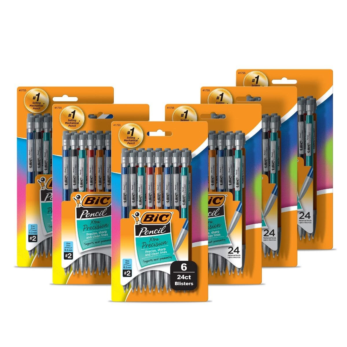 Bic Graphite Leads - 0.5 mm HB, 2 Blister Packs of 12 Leads