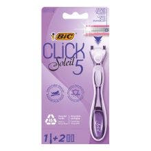 BIC Click 5 Soleil Rasoir Rechargeable - 1 Rasoir + 2 Recharges