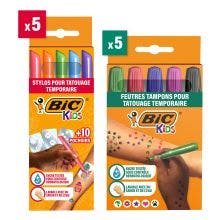 BIC Kids Kit stylos tatouage