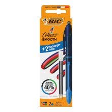 BIC 4 Couleurs Smooth + Recharge