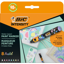 BIC Intensity Marqueurs Peinture Pastel x8