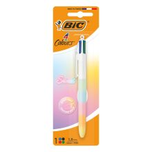 BIC 4 Couleurs Soft Le Bar à Couleurs - Arc-En-Ciel Pastel