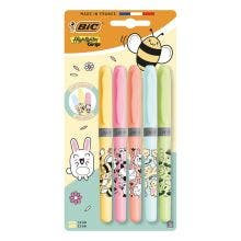 BIC Highlighter Grip Décors Surligneurs Série Kawaii
