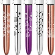 Collection BIC 4 Couleurs - Noël scintillant (violet)