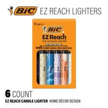 BIC EZ Reach Candle Lighter, The Ultimate Lighter with Extended Wand for Grills and Firepits (1.45-inch), Home Décor Design