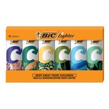 BIC Ecolutions Maxi Pocket Lighter, Ecofriendly Candle Lighters, 100% Recycled Packaging and 55% Re