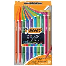 BIC Color Cues Mechanical Pencil Set, 60-Count Pack