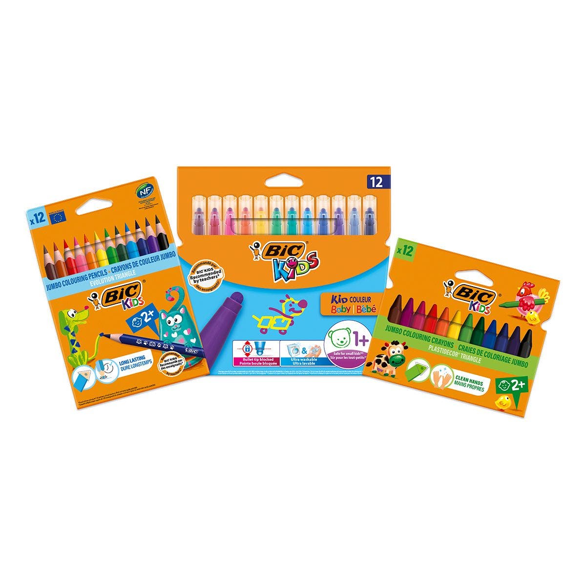 Crayons & craies de coloriage - BIC Kids - Mon Pirate - Couleurs assorties - Lot de