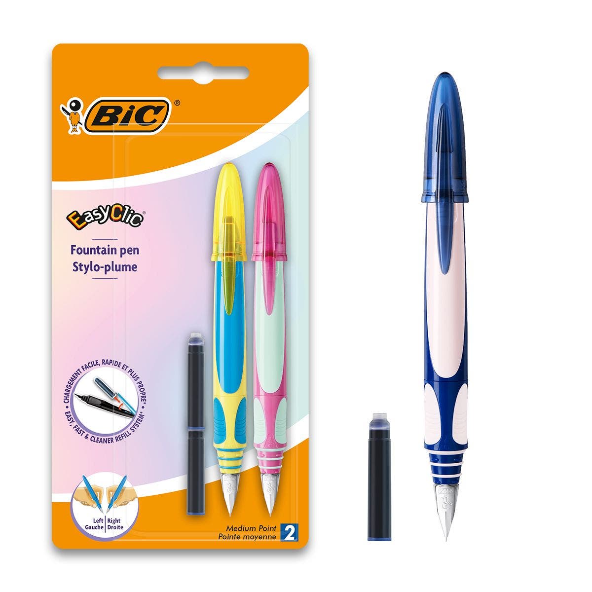 Stylo Plume BIC Classique Noir - Neuf De Stock, Jamais Encré, Sans Emballage