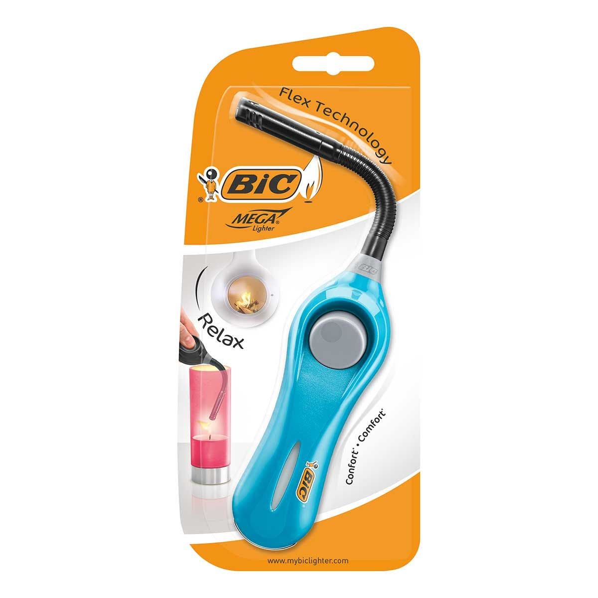 BIC Megalighter Flex Relax Briquet Utilitaire Multi-usages