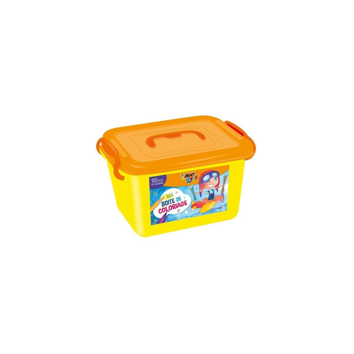 BIC Kids - Boîte De 120 Crayons Et Feutres De Coloriage - Idéal Pour Enfants Dès 5 Ans