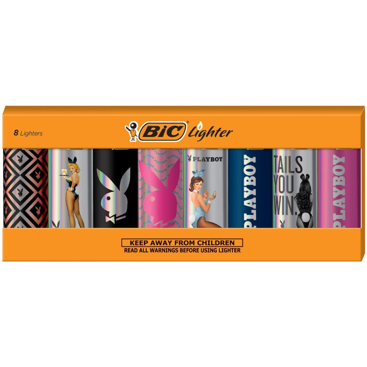 BIC Special Edition Playboy Series Lighters, Assorted 8-Pack