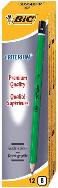 Matite BIC Criterium 550 2B - Scatola Da 12, Mina In Grafite Per Disegno E Scrittura - Foto 6