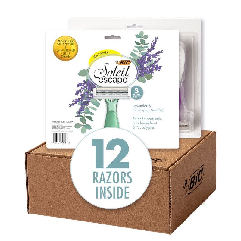 BIC Soleil Escape Women's Disposable Razors, 3 Blade Razor - BIC