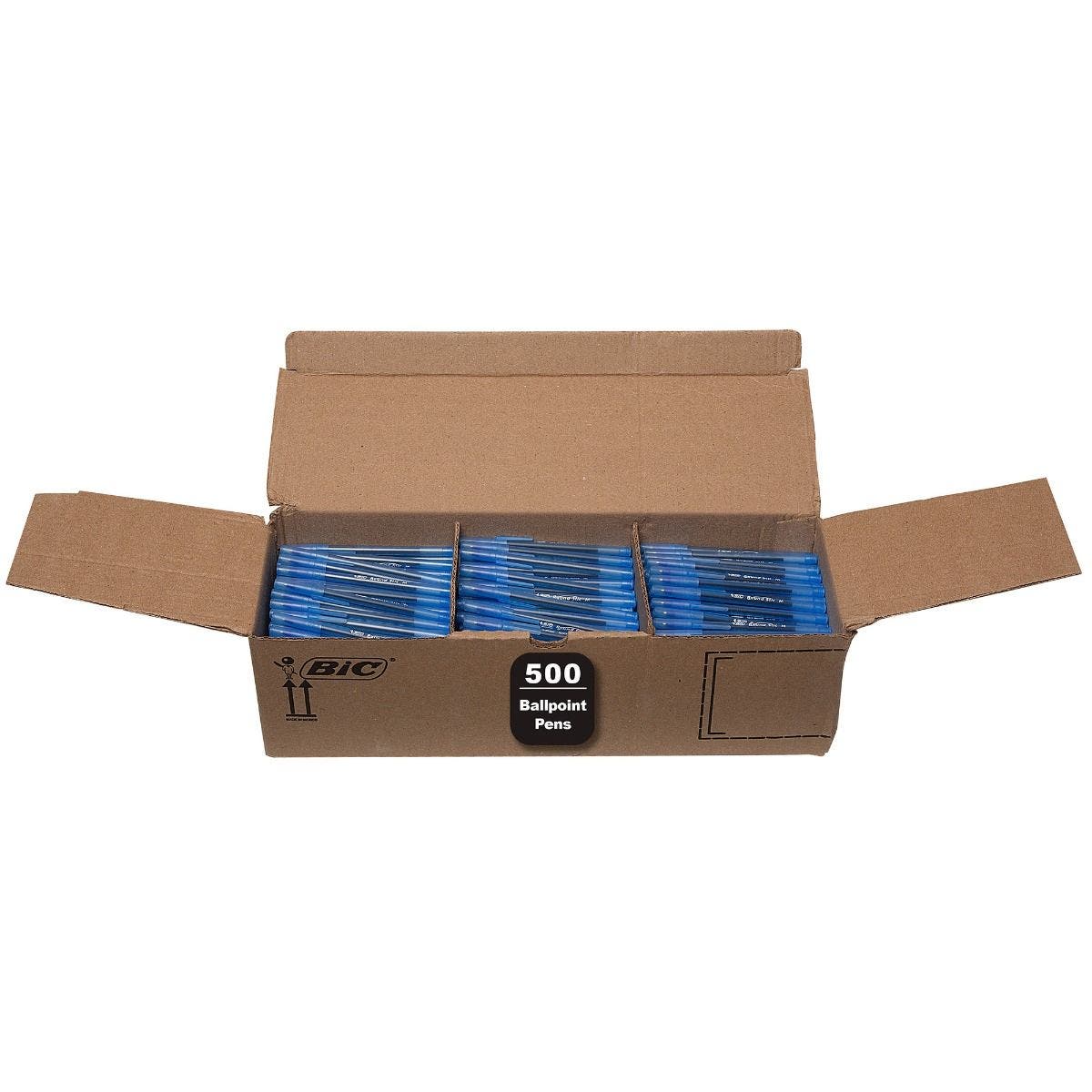 BIC Round Stic Penna A Sfera - Punta Media, Inchiostro Blu, Confezione Da 10 Penne - 2