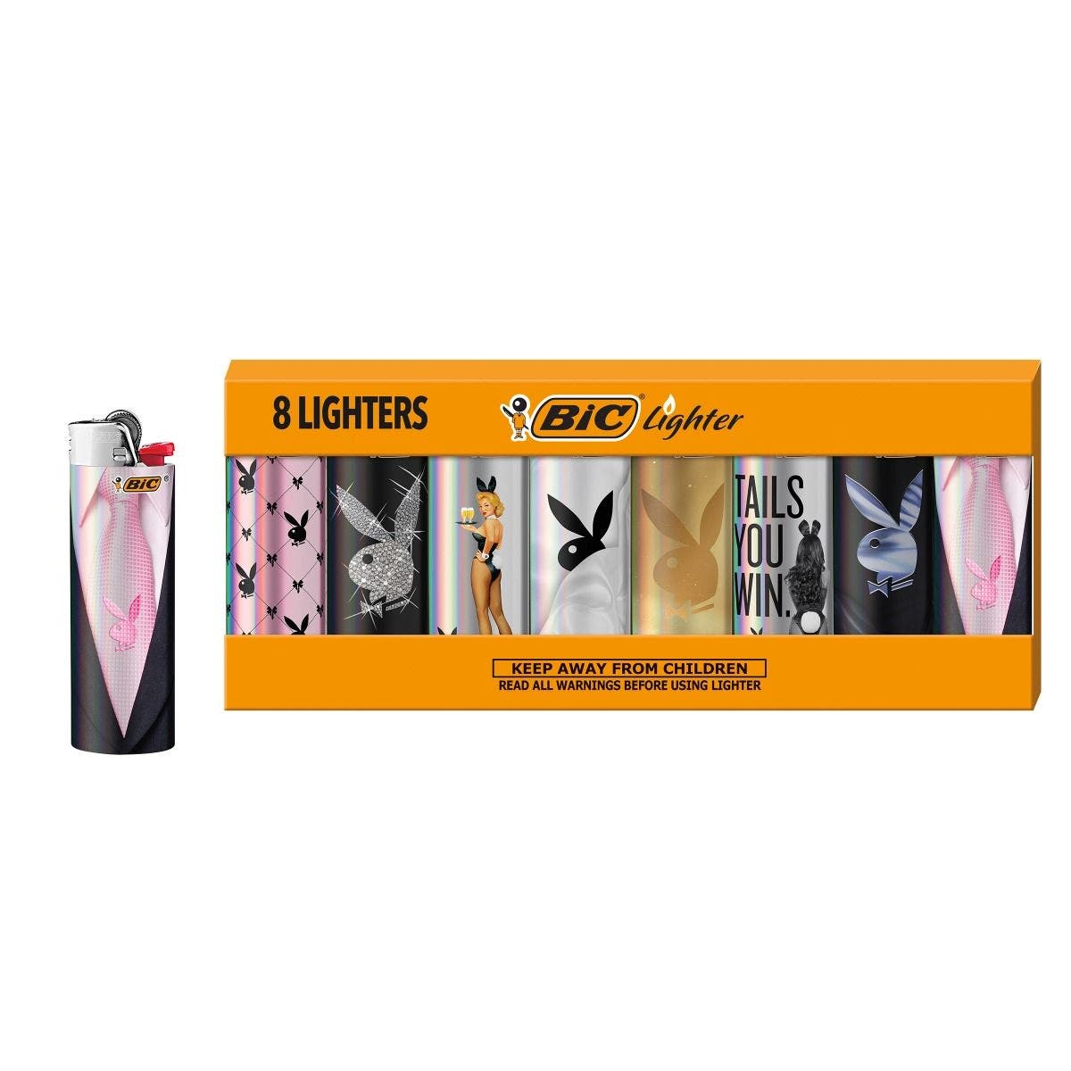 BIC Special Edition Playboy Series Lighters, Assorted 8-Pack - BIC