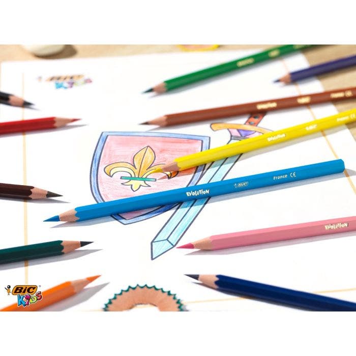 BIC Kids Evolution Crayons de Couleur Edition Limitée de Pâques