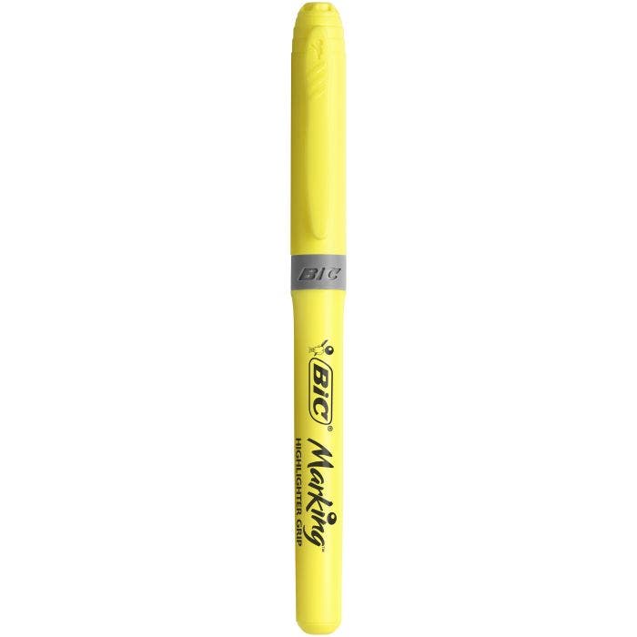 Pack de 8 marcadores fluorescentes BIC Hightliner Grip Pastel y clásico -  Subrayador - Los mejores precios