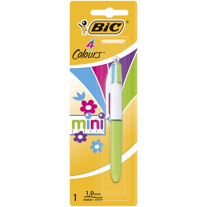 Stylo bille BIC® 4 couleurs mini - Bonne-Rentree