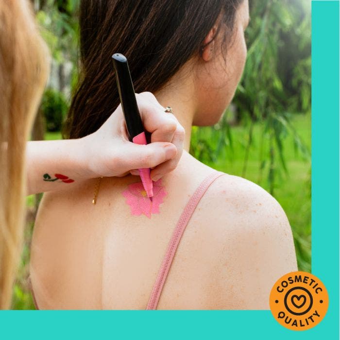 BodyMark by BIC Temporary Tattoo Marker, Skin Safe, Mixed Brush Tip & –  EveryMarket