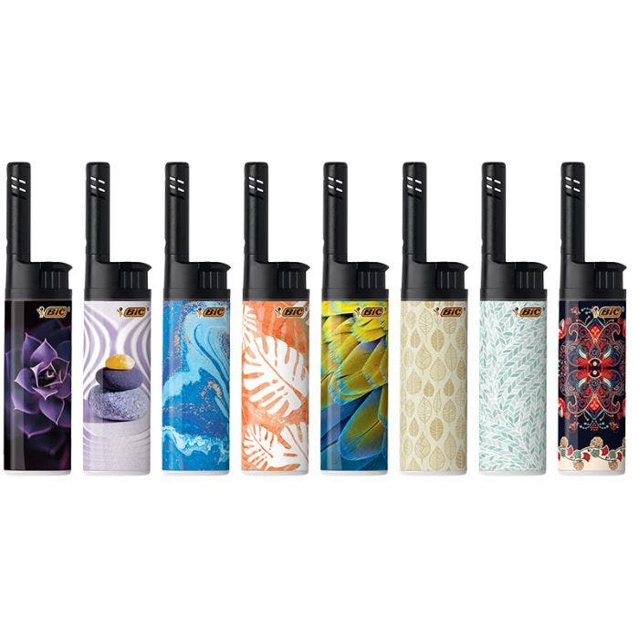 BIC Reach Lighter, Home Decor, 6-Pack (Assortment of Designs will Vary)