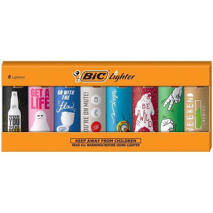 Custom Bic Maxi Lighter Full Sleeve