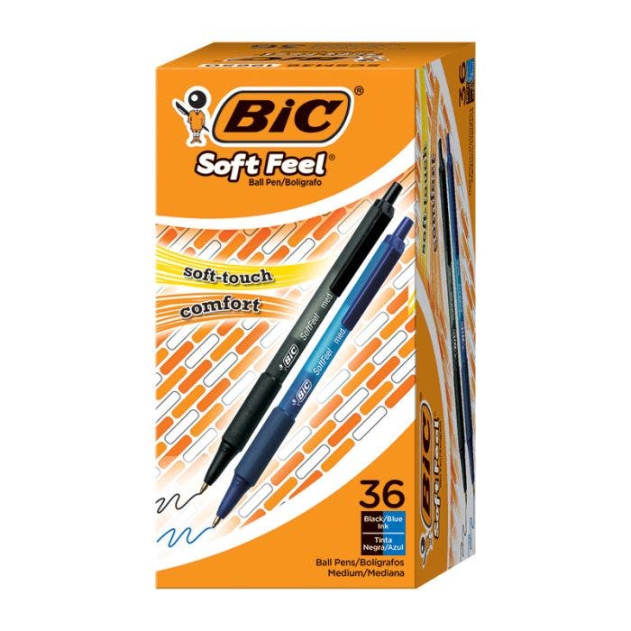 retractable ball point pens black blue office home work school free postage new 
