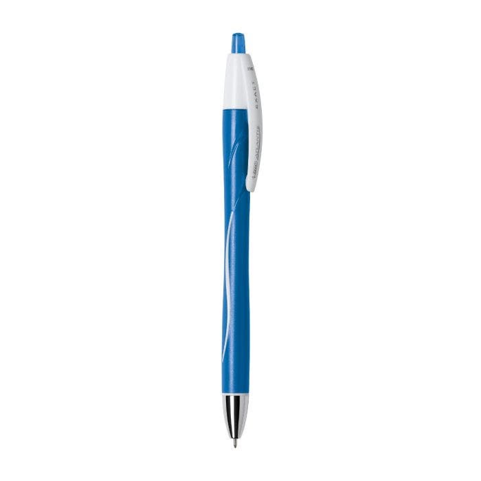 BIC Atlantis Exact Retractable Ball Point Pen, Blue, 12 Pack