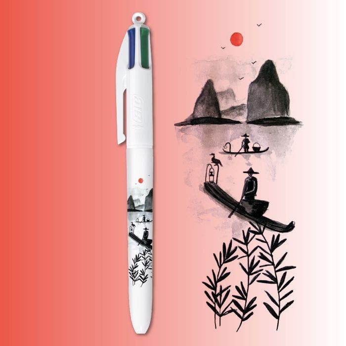 Ensemble Stylo Et Plateau En Verre FELISSIMO - Édition Limitée KOBE Japon - Occasion En Très Bon état