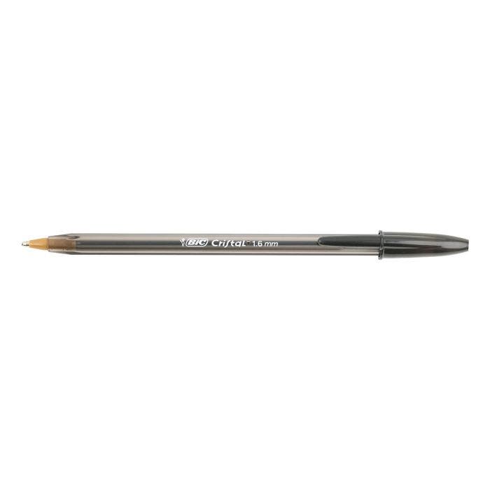 BIC Cristal Multicolour - Lot De 20 Stylos Bille (1,6mm) | 8 Couleurs Vives + 2 Fluos | Écriture Intensive