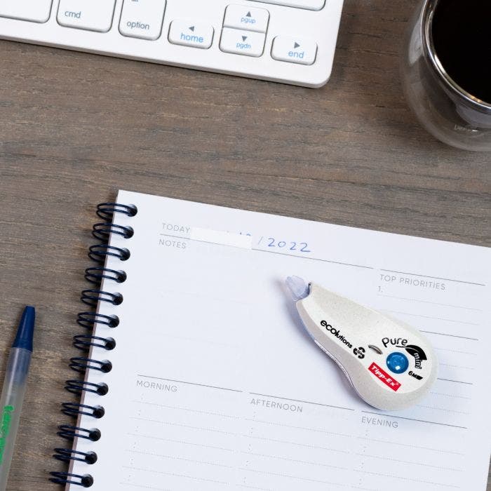 CORRECTEUR TIPP-EX PURE MINI ÉCOLUTIONS RECYCLÉ DÉVIDOIR MINI