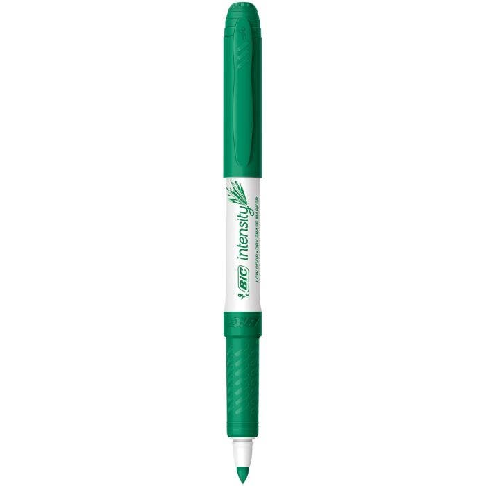 2x Green WB SL Whiteboard Flipchart Drywipe Marker Pens Pen Bullet Tip Kids School Office