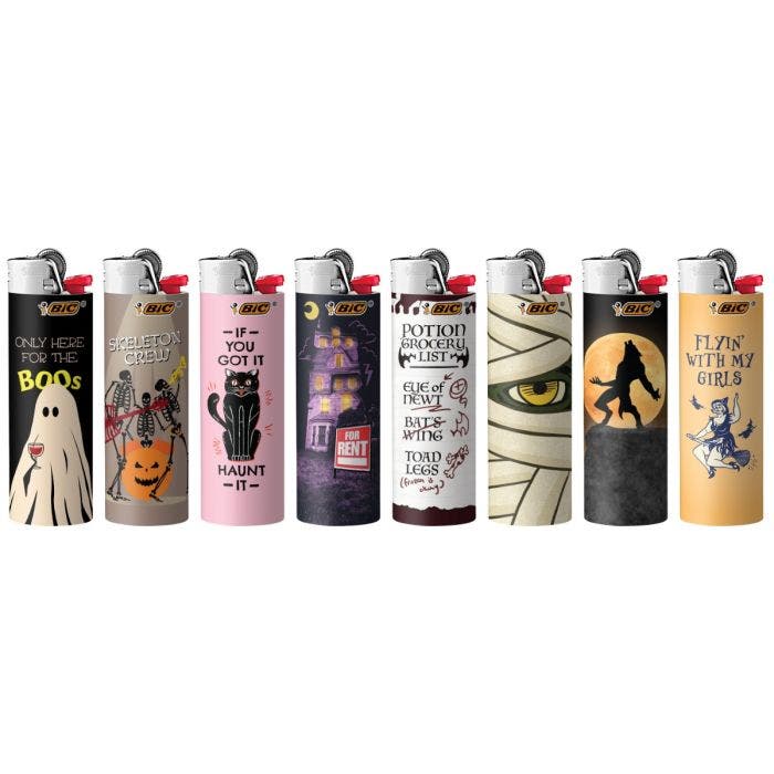 ビッキッキー BIC Maxi Pocket Lighter, Special Edition Spooky Series, 8