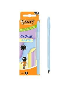 BIC Cristal Pastel - Encre noire