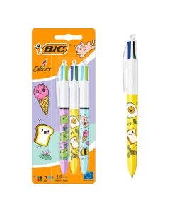 BIC 4 Couleurs Kawaii x3