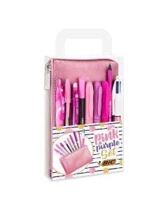 BIC Pink & Purple Party Set