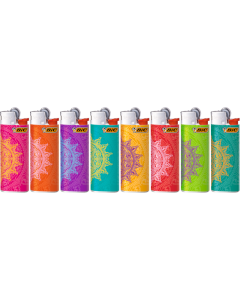 Accendino BIC J25 Mini Decorato Mandala